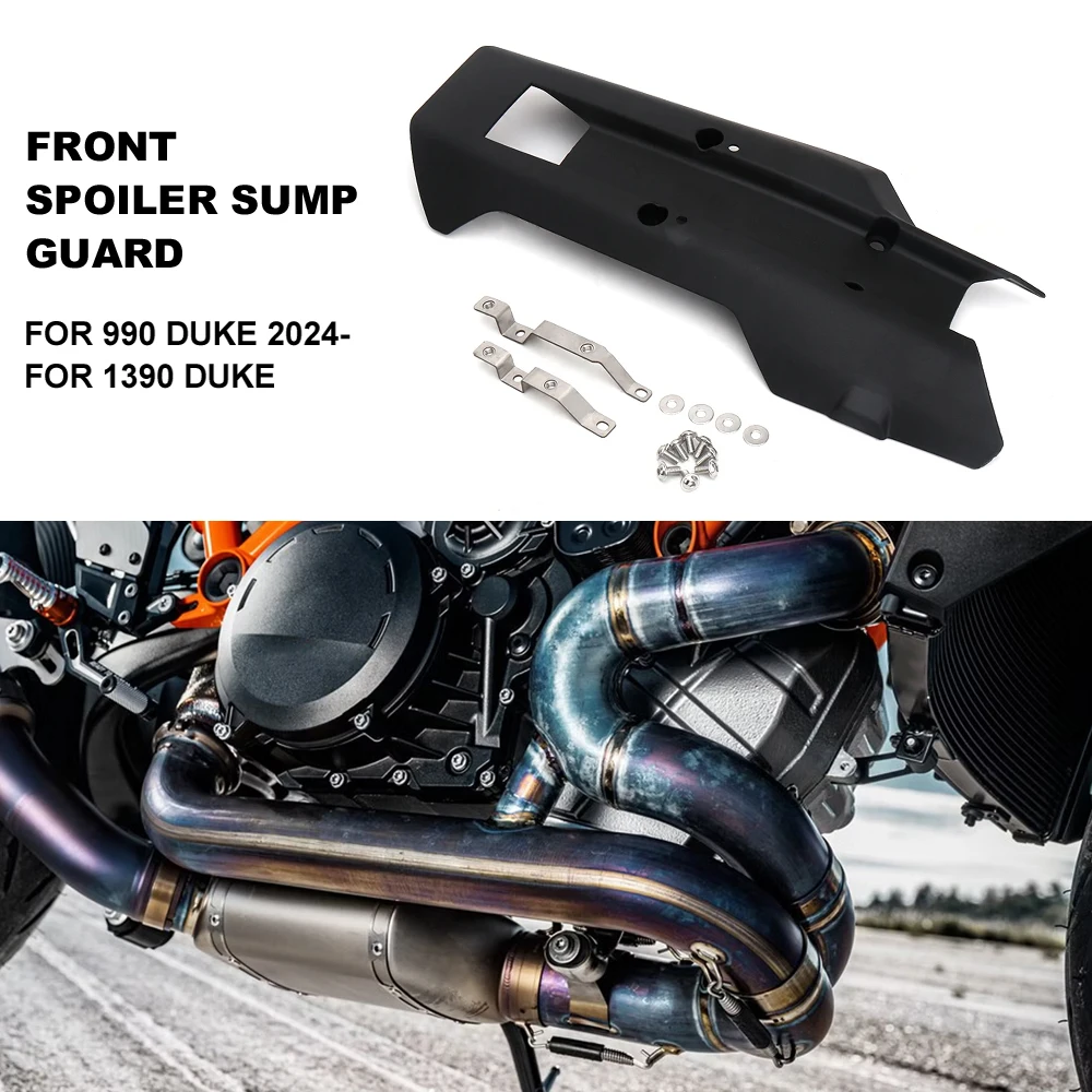 

For 1390 Super Duke 990 DUKE 2024- New Motorcycle Accessories Front Fairing Spoiler Sump Guard Cover Black