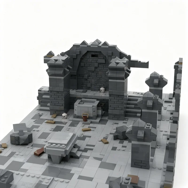2500pcs MOC Balin S Tomb Hobbit Lord Rings The Model Building Blocks DIY Gift Creative Collectible Display Decor Premium Adult view 2