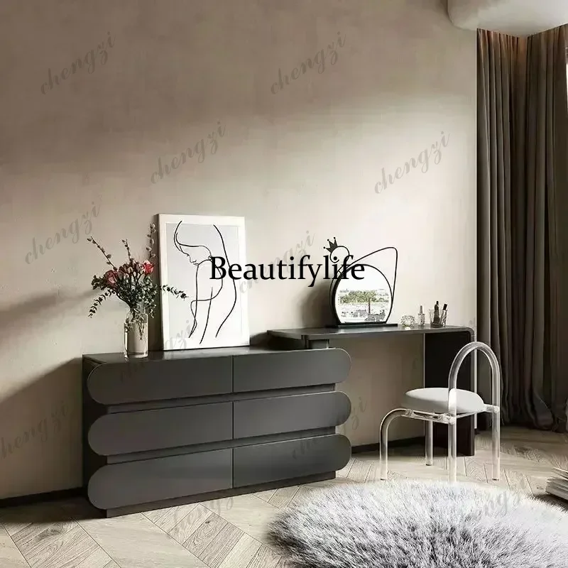 

Fashion dressing table for makeup chester drawers bedroom vanitys comfortable for bedrooms Standing jewelry box mirror