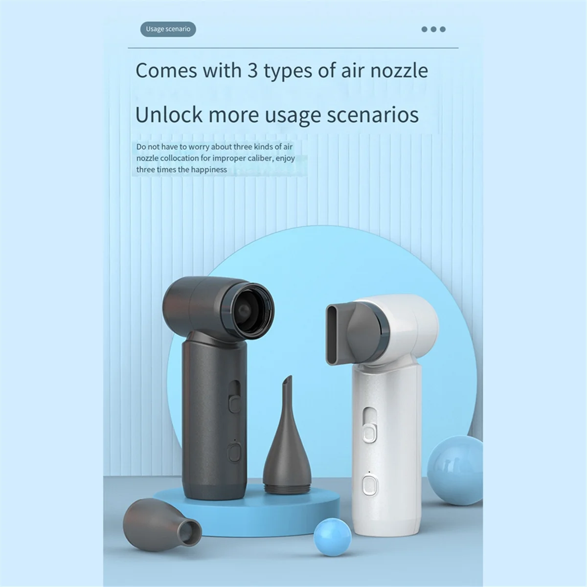 AD41-Turbo พัดลมกลางแจ้งมือถือพัดลมเทอร์โบ 80000RPM Infinitely ปรับความเร็วแบบพกพาความเร็วสูงรุนแรงพัดลมเทอร์โบ