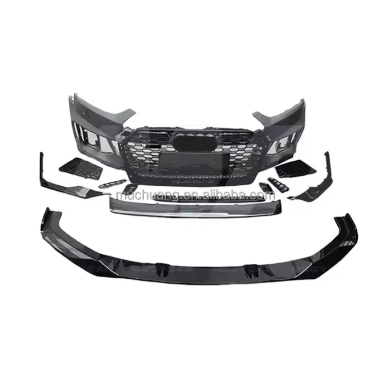 

ZAIQU 2017-2019 Au/di A5 S5 Sline Rs5 Style Front Bumper Chrome ABS High Quality Auto Upgrade Replacement Front Bumper New Condi