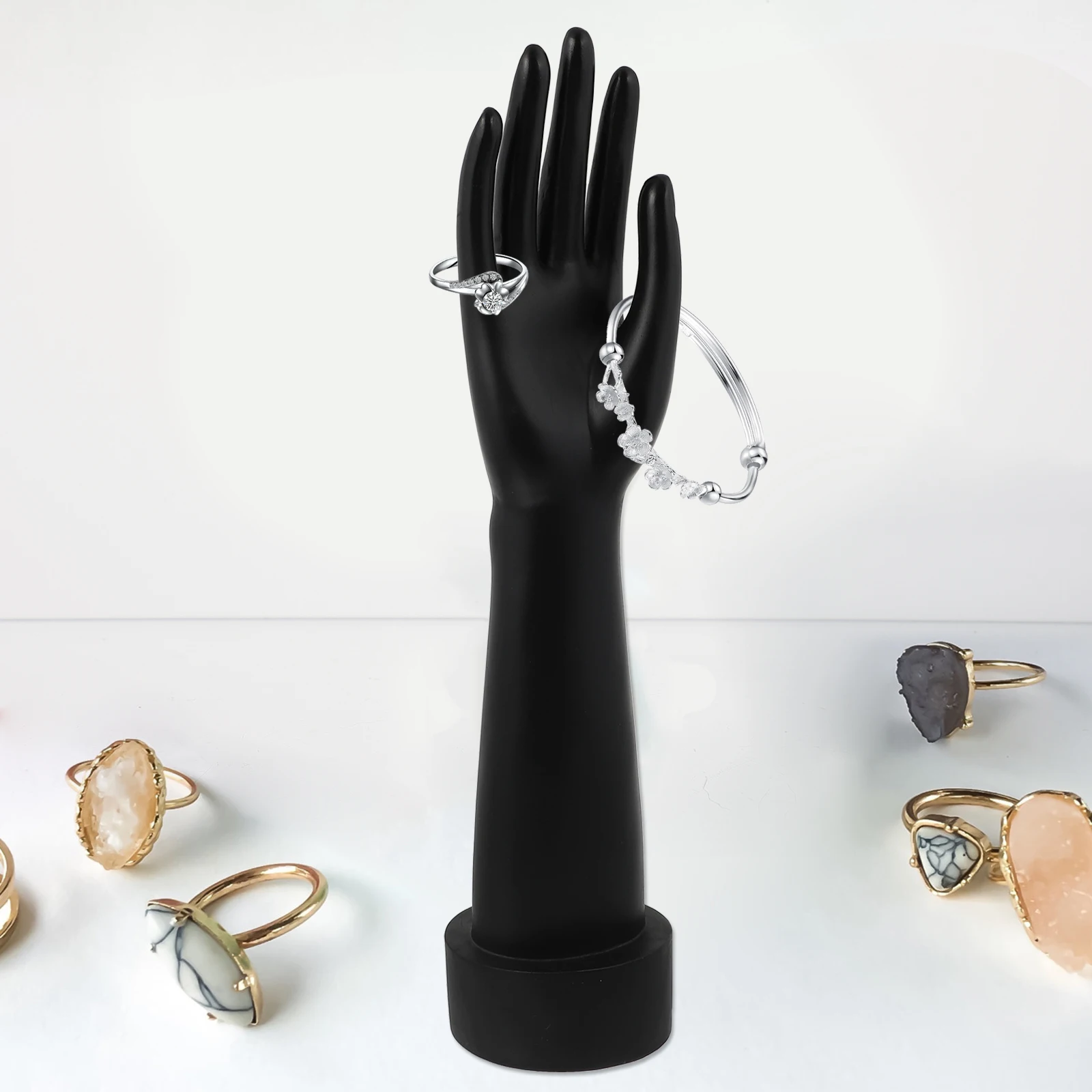 

1pc Jewelry Ring Bracelets Hand Stand Organizer Display Rack For Wedding Home Decor Storage Tidy Elegant Gift Hand