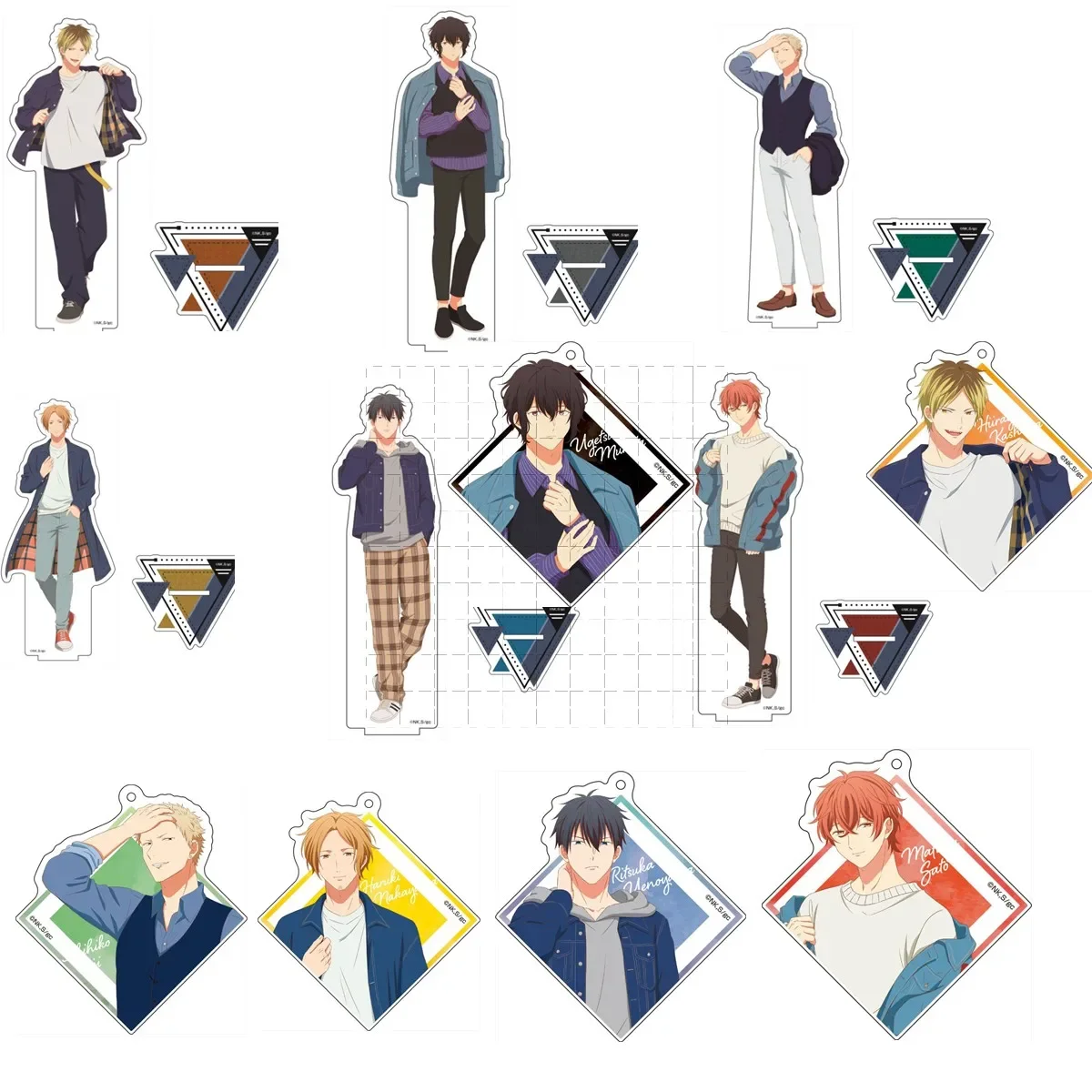 لعبة Mafuyu Uenoyama Ritsuka Nakayama Haruki Akihiko الاكريليك حامل الشكل دمية أنيمي المفاتيح تأثيري لعبة للهدايا