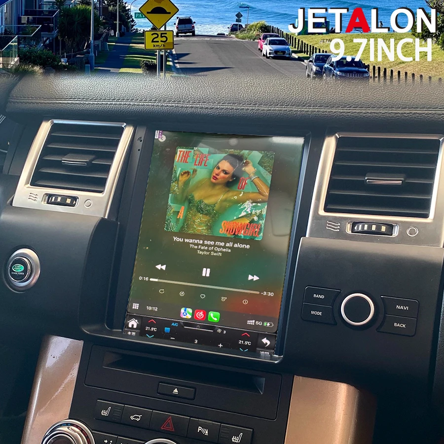 

9.7inch For Land Rover Range Rover Sport 2010-2013 Intelligent Multimedia Video Player Radio GPS 4G WiFi Carplay Auto Android 15