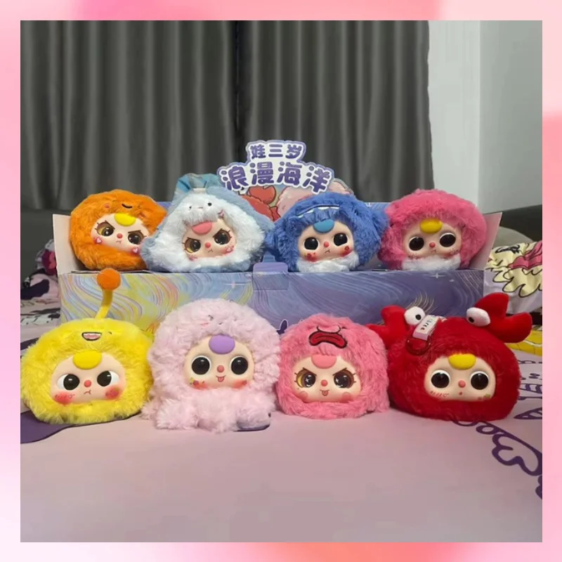 

Sale Baby Three Romantic Ocean Series Blind Box Toys Tide Play Ornaments 100% Genuine Blind Box Gift Ornaments Birthday Presents