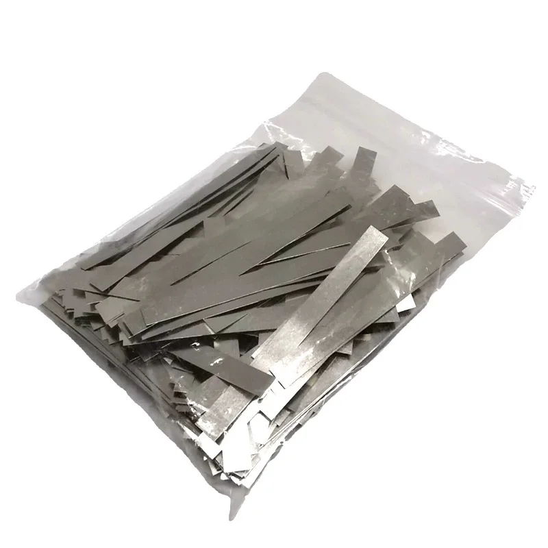 50pcs Nickel Plated Steel Strip Nickel Plate Strap Strip Sheets For 18650 Battery Spot Welding Machine Welder Spot Welder