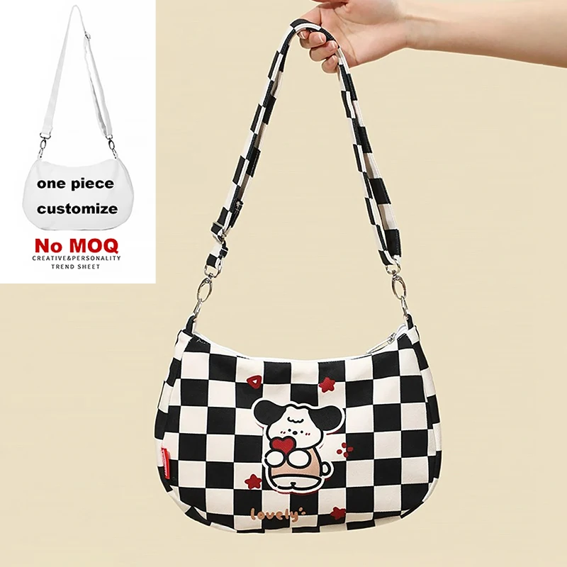 

Custom Your Picture/Text Woman Shoulder Bag With Print 1 Piece Personalized Crossbody Bag Underarm Luxury Design