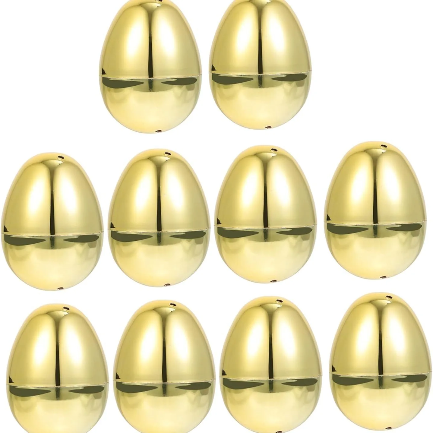 Easter Eggs Egg Fillable Plastic Empty Shell Easter Golden Gacha DIY Simulated Eggshell Easter Surprise Toys Party