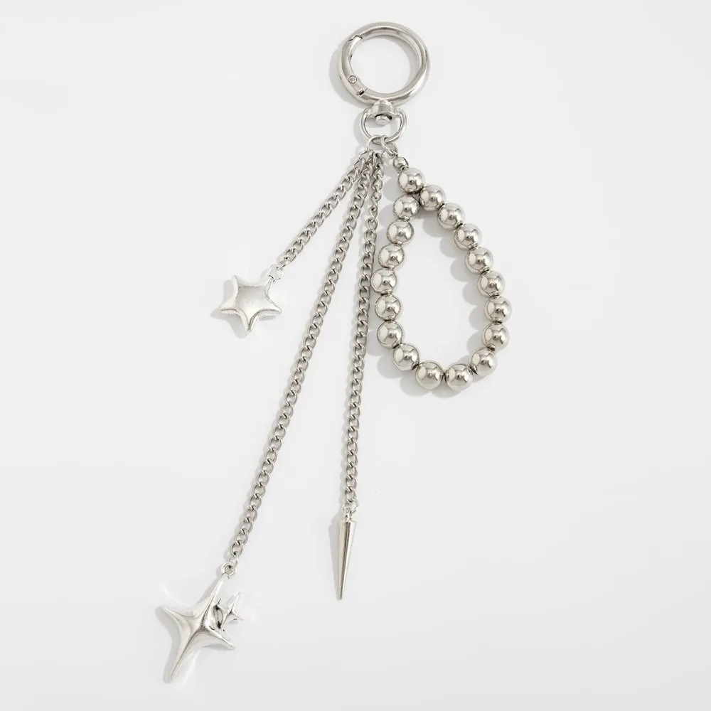 

Модный металлический брелок с жемчугом и бусинами, в форме персикового сердца, с кисточкой, украшение для сумки, цепочка-брелок с кисточкой, подарки