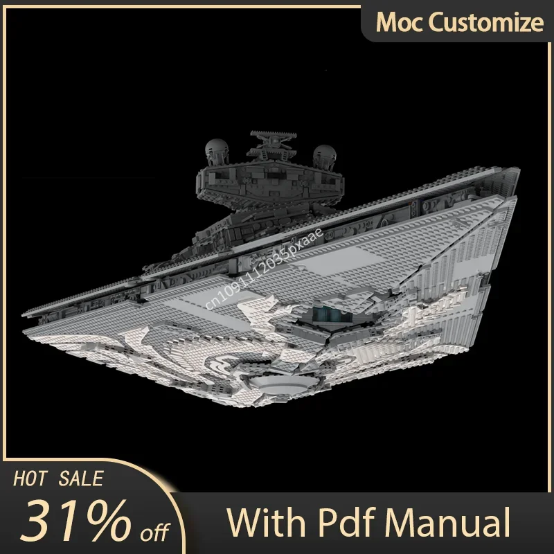 

5932 шт. Moc-75252 Star Battle ISD Chimaera Imperial Star Destroyer UCS Строительные блоки Сборка Кирпичи Игрушки Дети Образовательные подарки