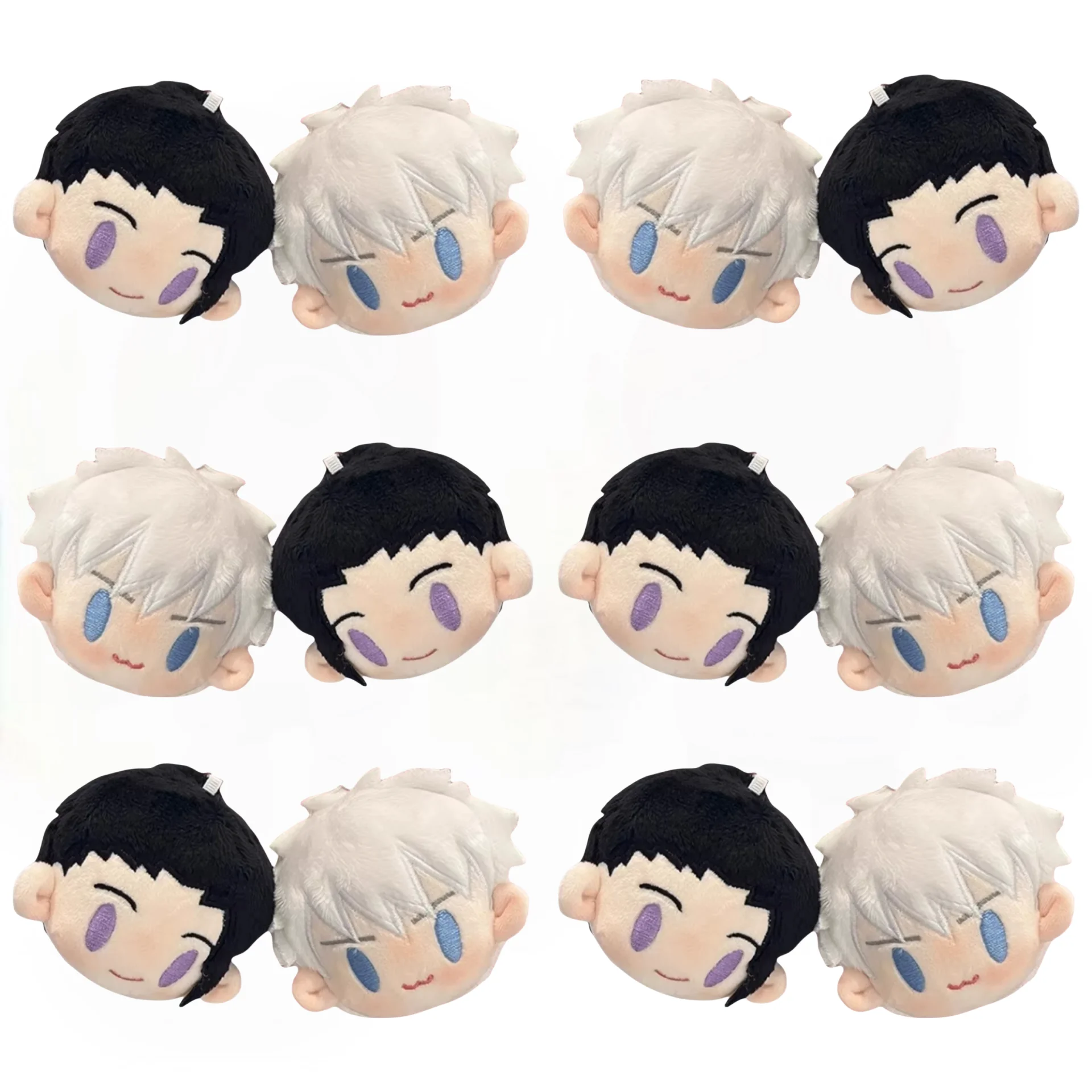 

New MIni Jujutsu Kaisen Plush Pendan Gojo Satoru Dolls School Bag Pendants Geto Suguru Cute Soft Stuffed For Kid Christmas