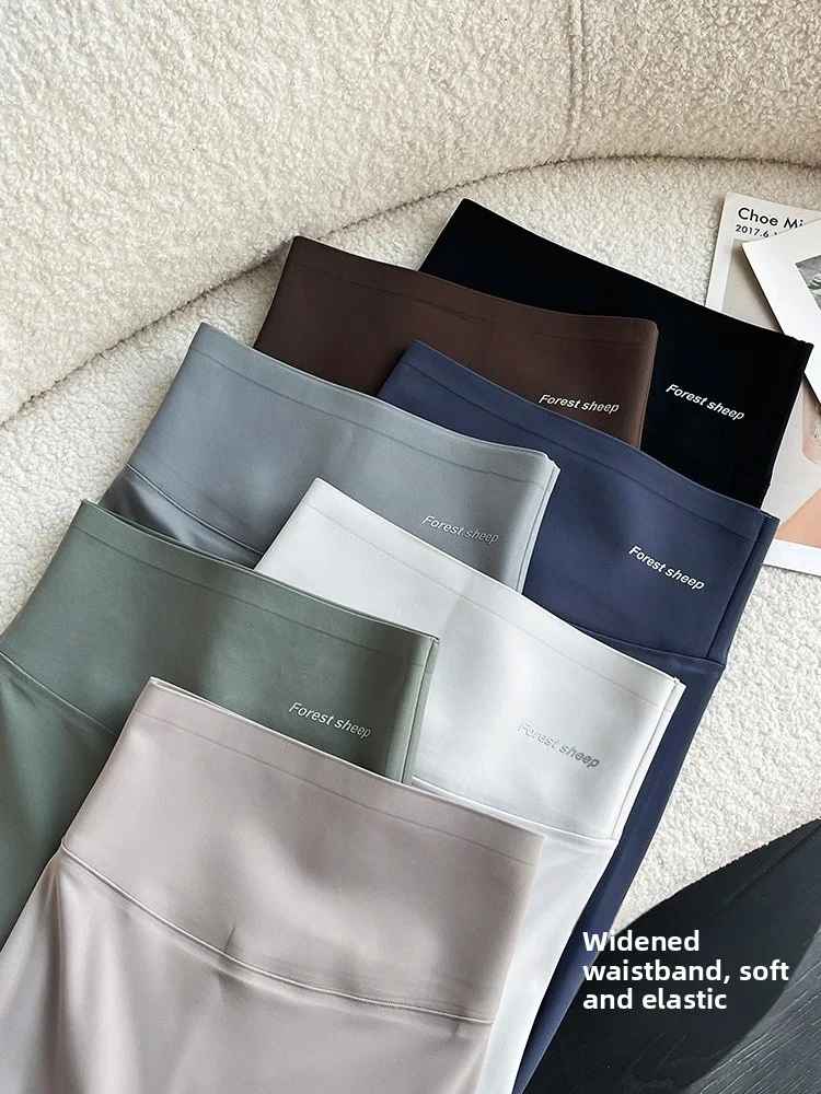 Calças de yoga de cintura alta das mulheres primavera outono novas calças de pele de arca sle plus size sem visível s controle de barriga levantamento de bunda