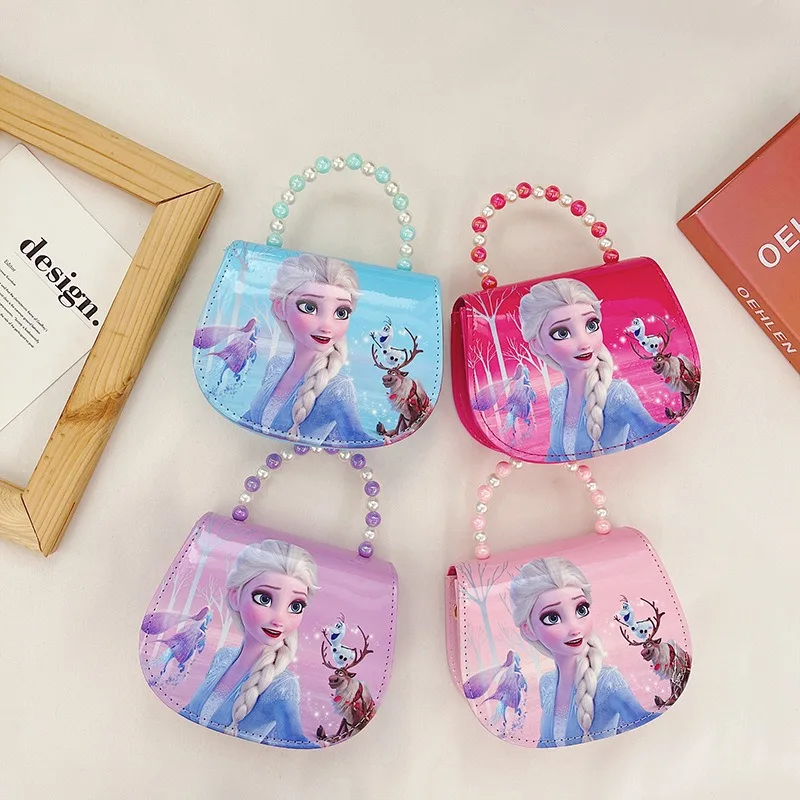 Disney Frozen Kids Bag for Girls Children Waterproof Kawaii Shoulder Crossbody Bag Travel Outdoor Princess Series
