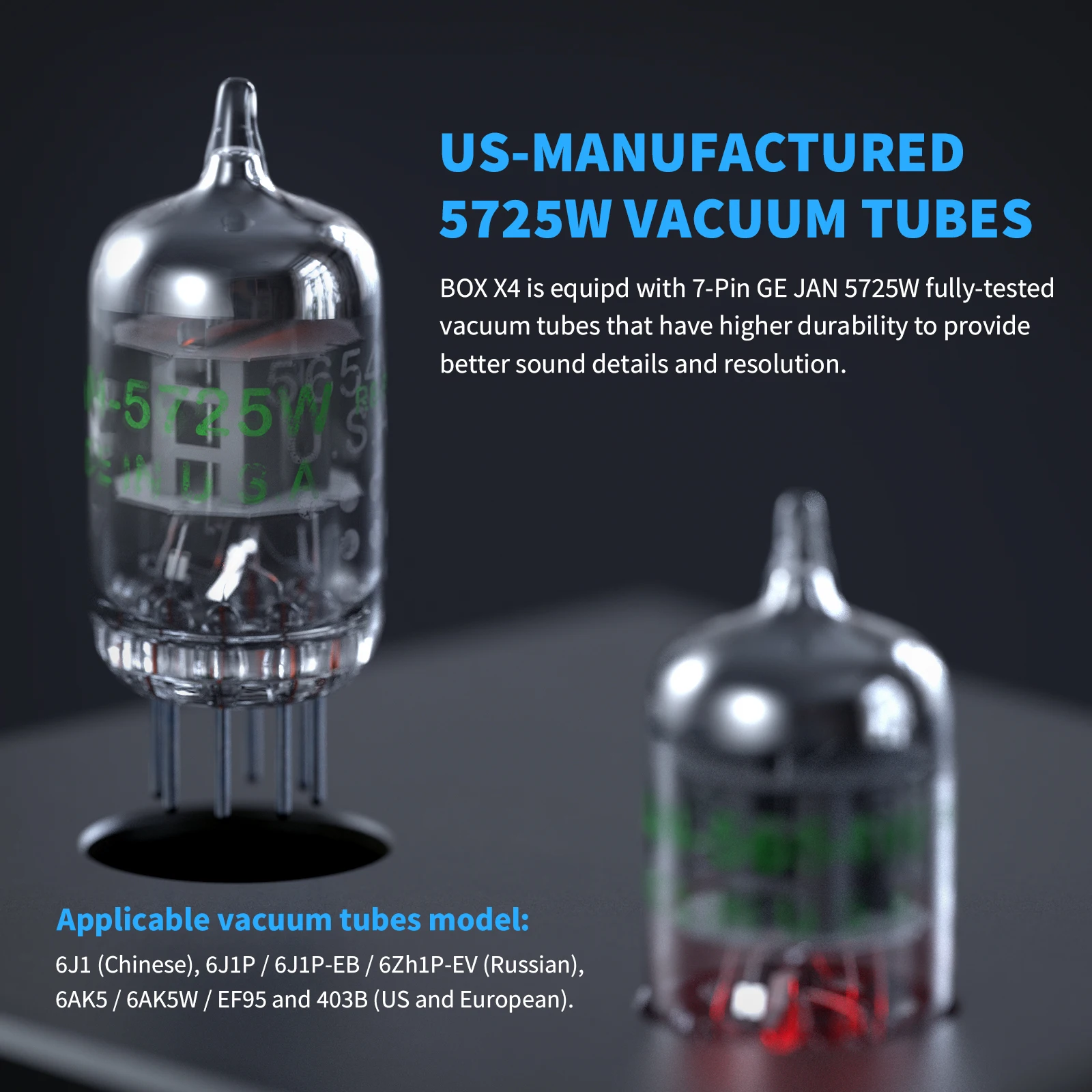 Fosi Âm Thanh Hifi Phono Preamp Hộp X4 Bàn Xoay Phonograph Tiền Khuếch Đại Với 5654W Ống Khuếch Đại