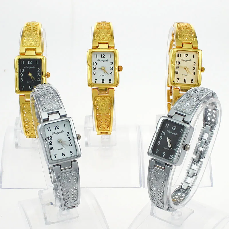 

5Pcs Gold Stainless Steel Women Bracelet Watches Fashion Woman Watch Casual Dress Ladies Watch Female Clock Women Watches