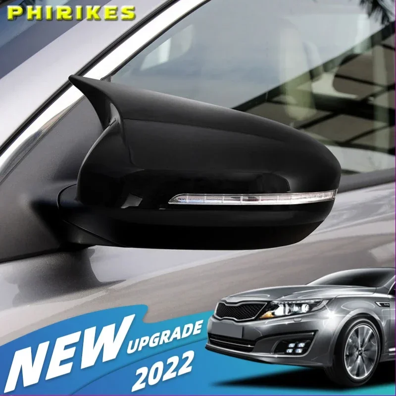 

Carbon Fiber Rearview Mirror Cover Side Door Mirror Caps Protector for KIA K5 Optima 2011 2012 2013 2014 2015