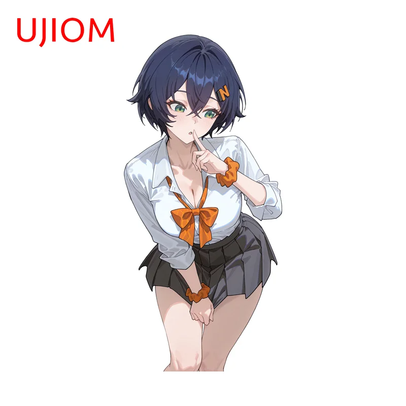 UJIOM Pretty Girl Zenless Zone Zero Belle Wall Sticker Endy Eye Catching Scratch Proof Adorable Graphic Decal Decoration Chambre