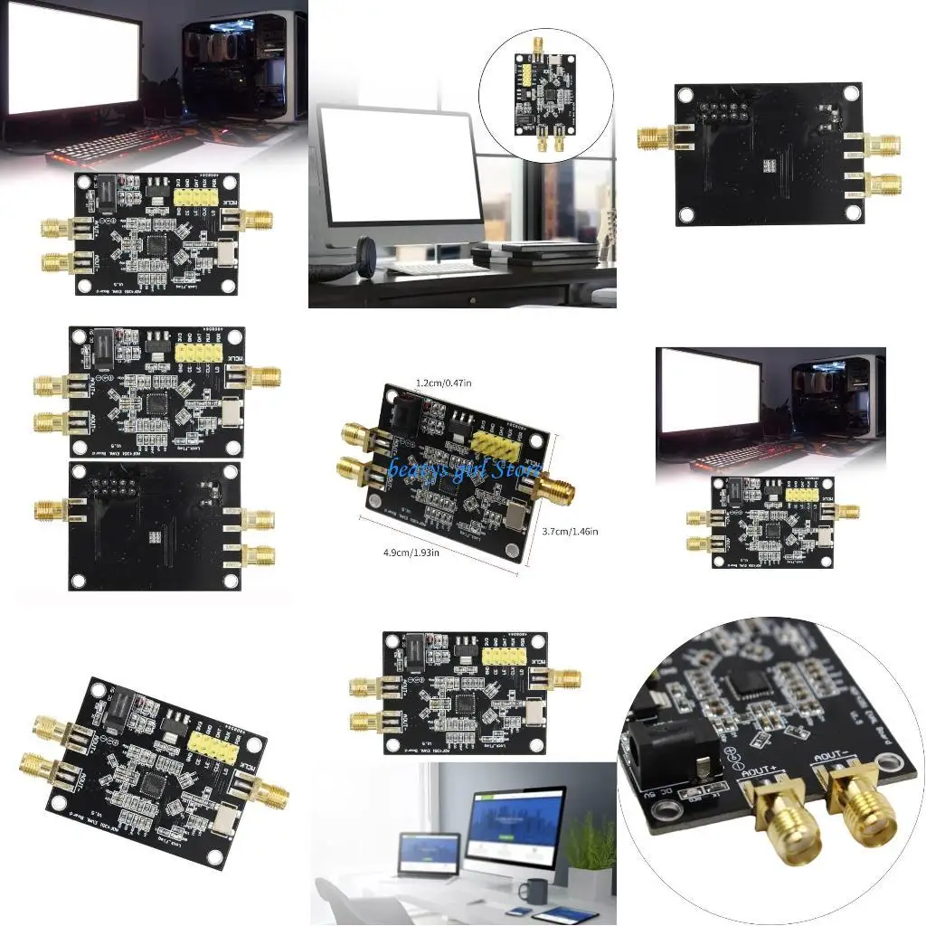 

C7AB Frequency Synthesizer 35M-4.4GHz RF Source Phase Locking Loop Frequency Synthesizer ADF4351 Development Board