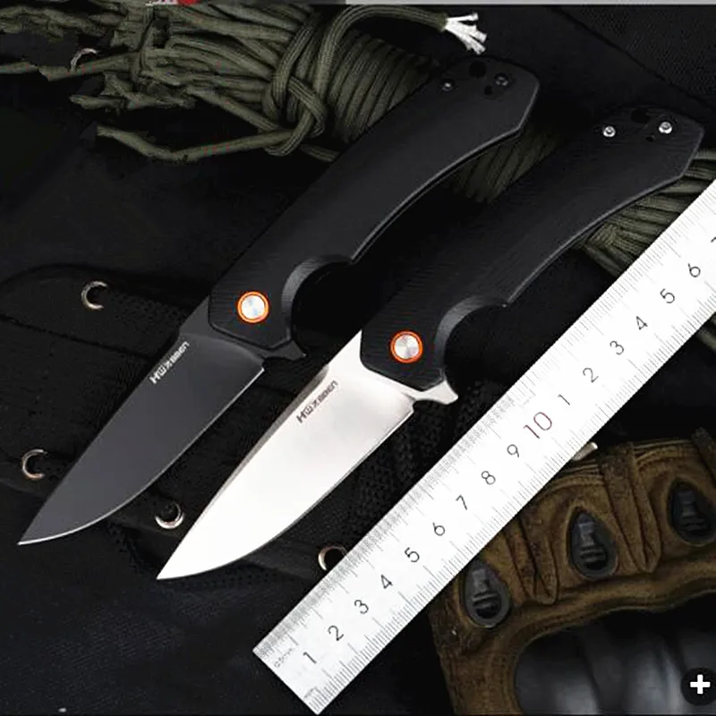 Kesiwo HWZBBEN J146 Real D2 Ball Bearing Flipper Folding G10 Camping Hunting Kitchen Survival Outdoor EDC Utility Knife