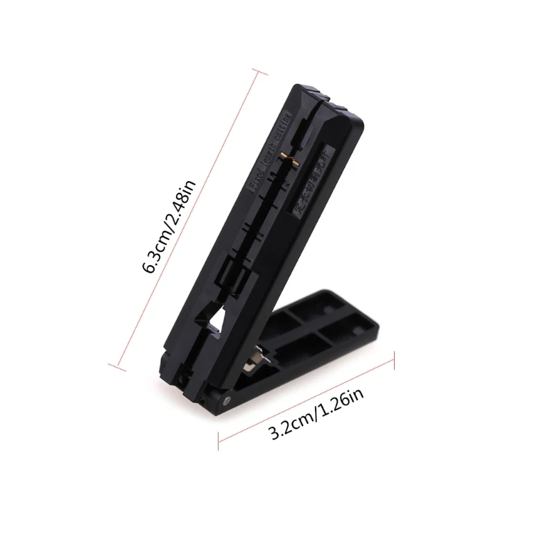 Foldable Fixed Length Stripper Easy Operation Push-Pull Rail Compact-size Quality ABS Material 4.6+6.3cm/1.8+2.5-inch