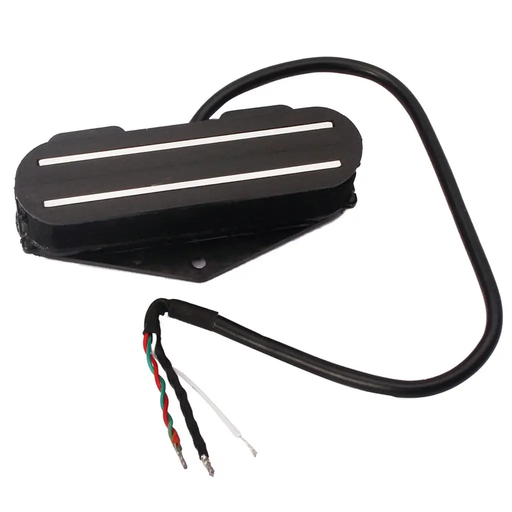 Dual Rail Shielded Humbucker Bridge Pickup Copper Wire Coil for Electric Guitar Music Learners view 5