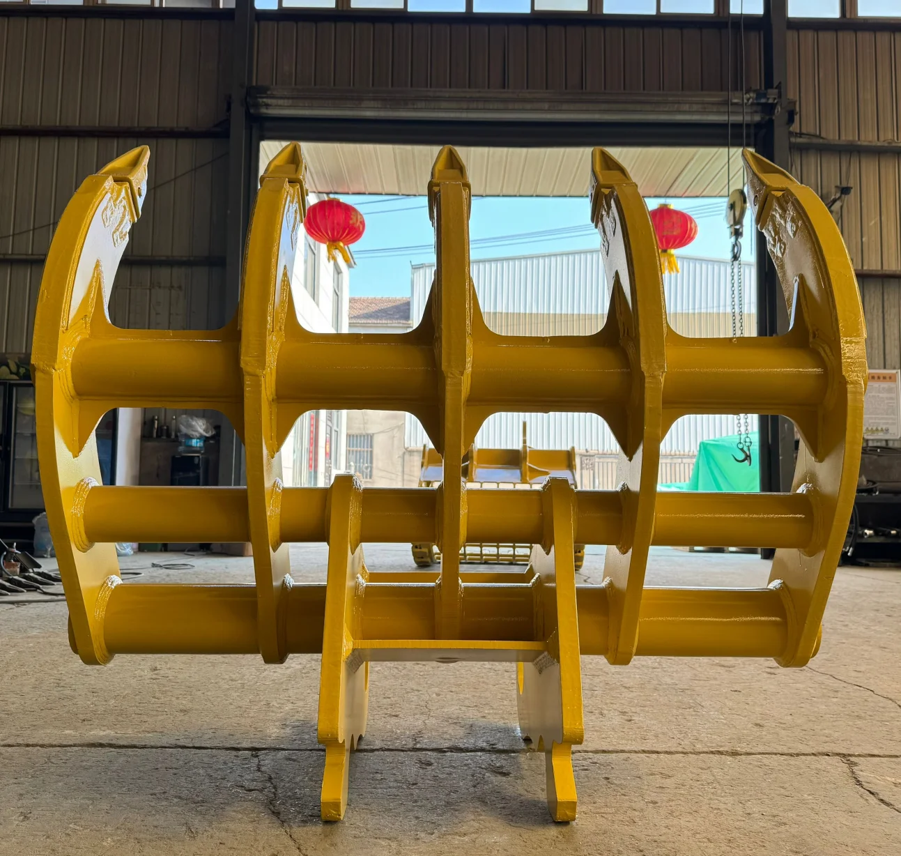 New Construction And Farm Excavator Rake Applicable Industries Root Rake