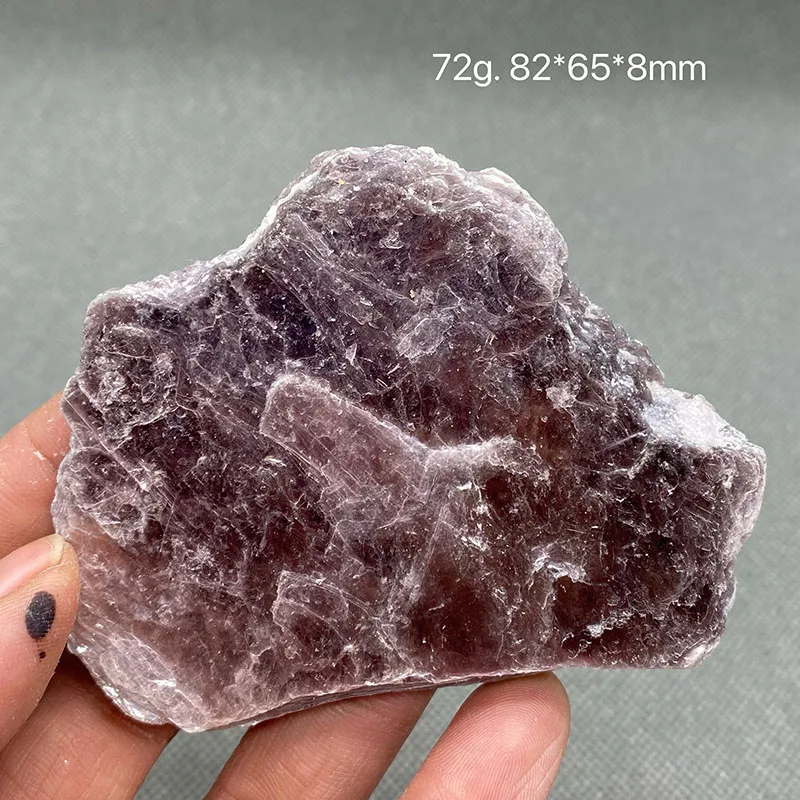 100% natural purple mica flake original stone specimen crystal