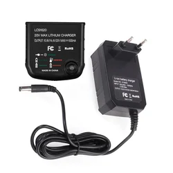Li Battery Charger for Black-Decker 10.8V 14.4V 20V LBXR20 LB20 LBX20 LBX4020 Electric Drill Screwdriver Tool,EU Plug
