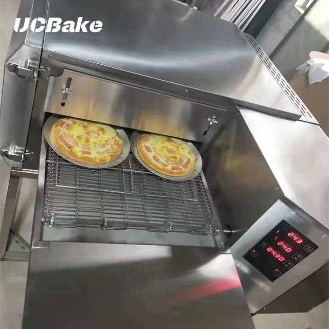 Factory Wholesale Fast Baking 18 Inch Conveyor Pizza Oven Electric Commercial Impingement Conveyor Belt Restaurant Pizza Oven