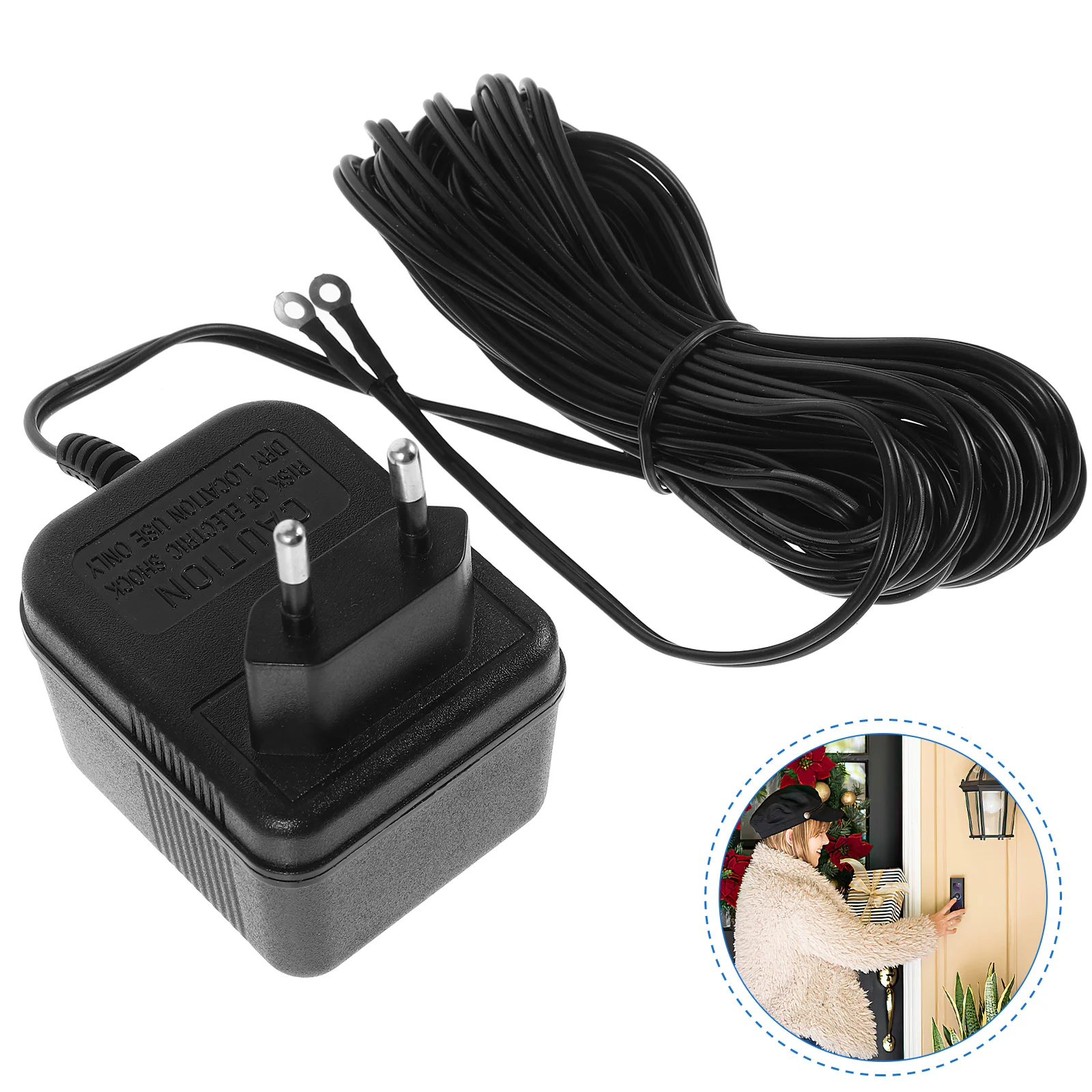 Doorbell Power Adapter Adjustable for Video Home Security Transformer Plastic Blink