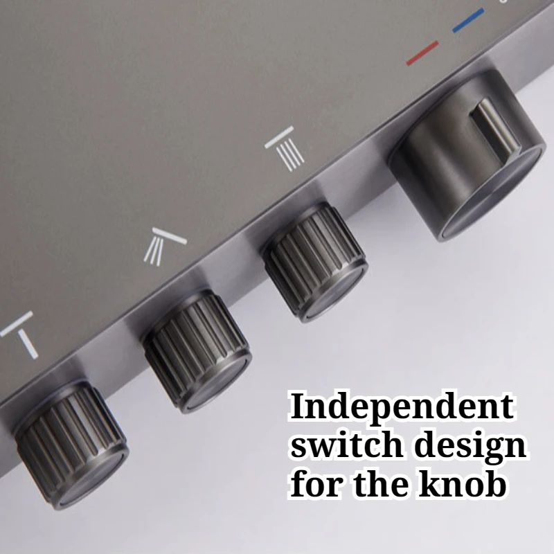 Hot Cold Water Multi Functional Shower Trim System Knob Switch Household Wall-mounted Shower Set Durable Bathroom Fixture view 4