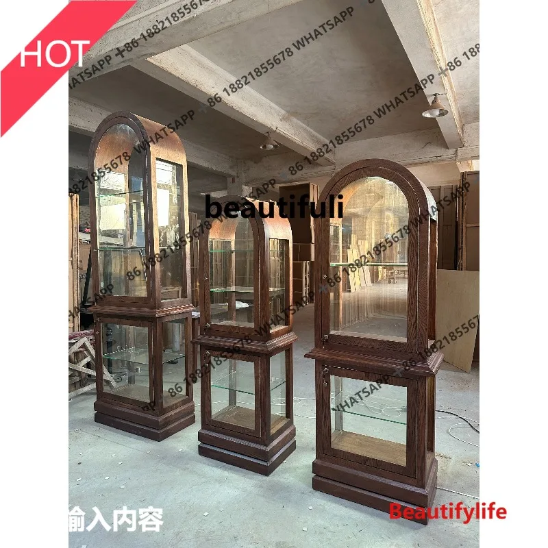 

Jewelry, jewelry cabinet, vintage display, walnut glass cabinet