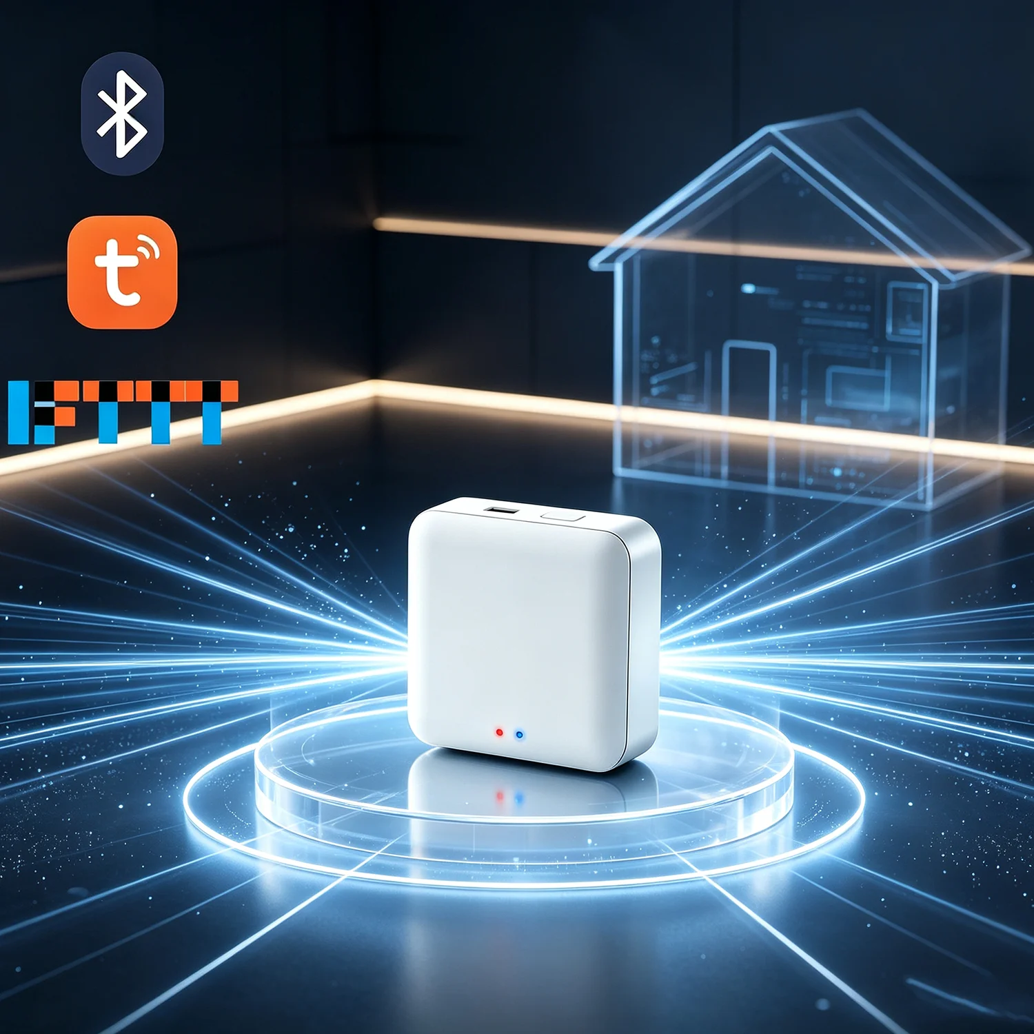 2026Tuya ZigBee Multi-mode Gateway Smart Home WiFi Bridge Bluetooth Mesh Smart Life Remote Control Works With Alexa Google Alice