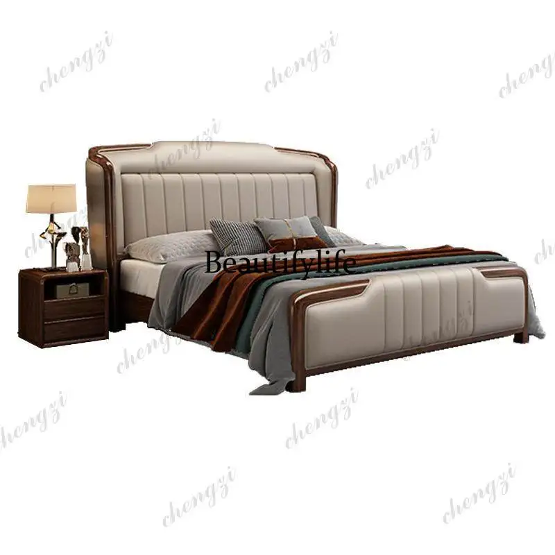 Modern Designs Double Bed Decoration Girls Elegant Style Floating Double Bed Storage Modern Luxury Cama Casal Furniture For Home