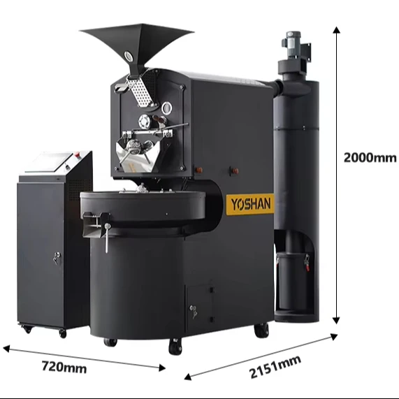 Series 5kg 6kg Commercial Coffee Roaster Specialty Coffee Bean Roasting Machine for Customized Color