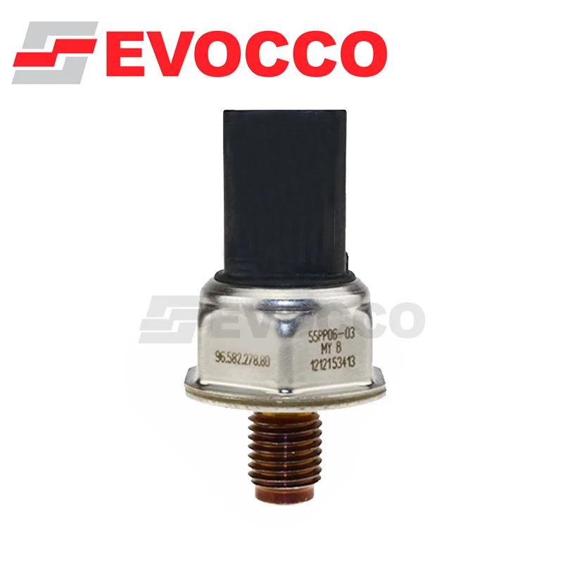 

Fuel Rail Pressure Sensor 55PP06-03 9658227880 1920GW For Peugeot 307 206 Citroen C1 C2 C3 C4 Xsara Berlingo Picasso 1.4 1.6 HDI