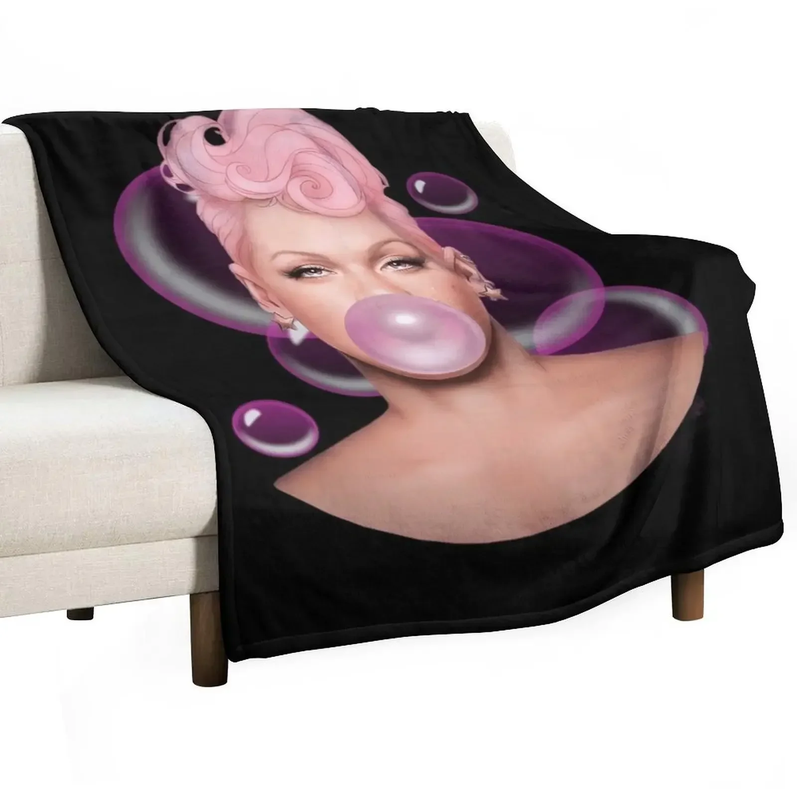 Summer Carnival Bubblegum Tour Pink Pnk P Nk Throw Blanket For Baby Hairys Personalized Gift christmas decoration Blankets