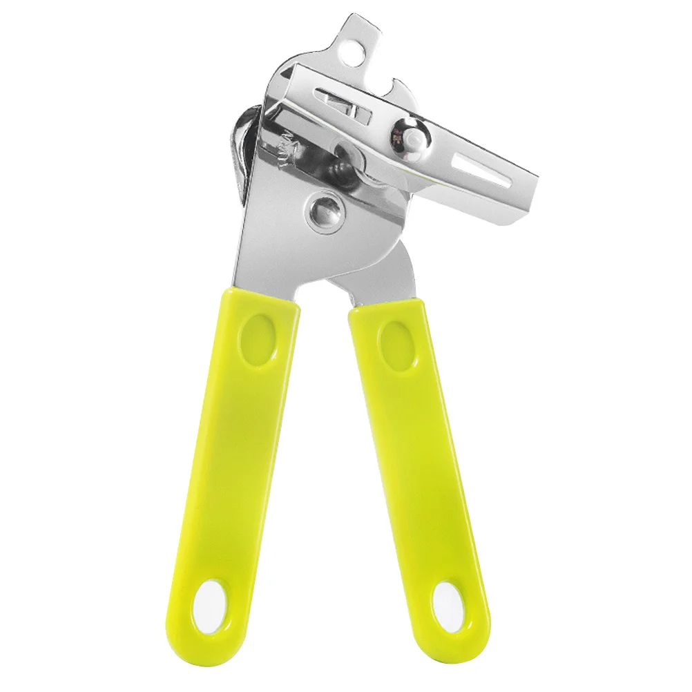 

2Pcs Compact Metal Can Opener Portable Manual Opener for Cans Bottles Elderly Kids Friendly Kitchen Gadget Home Camping Green