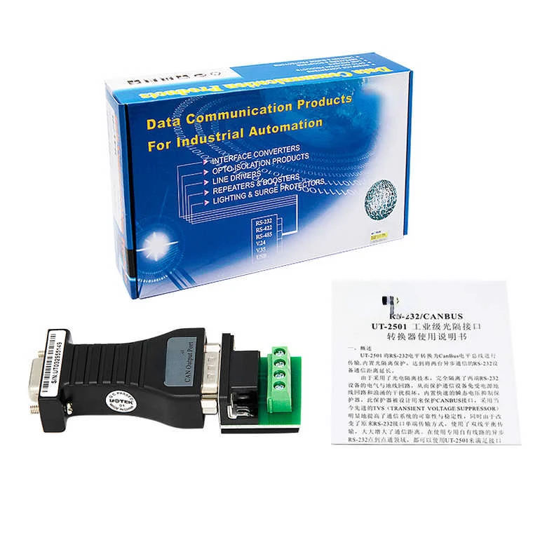 

Com Adapter UT-2501 for Industrial RS232 To CAN Level Converter