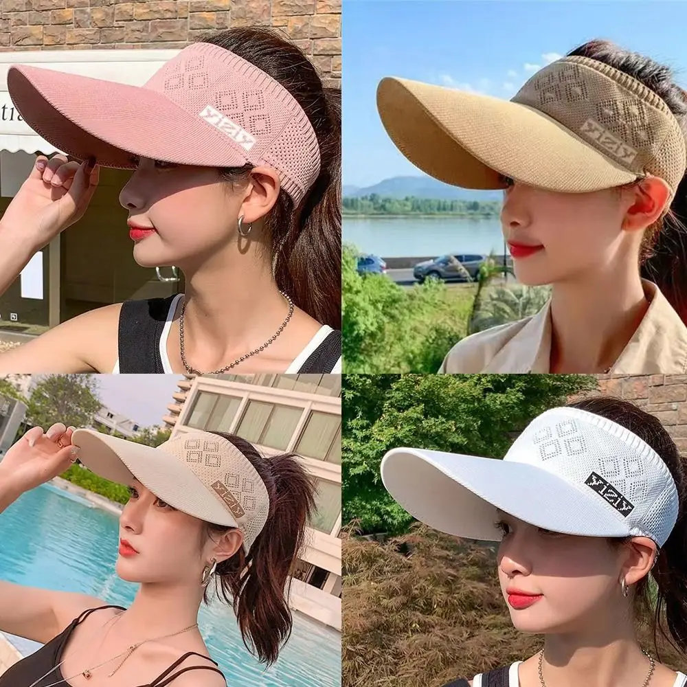 Anti-Sun Empty Top Hat Hot Sale Breathable Elastic Beach Hats Anti-UV Sunscreen Hat Summer