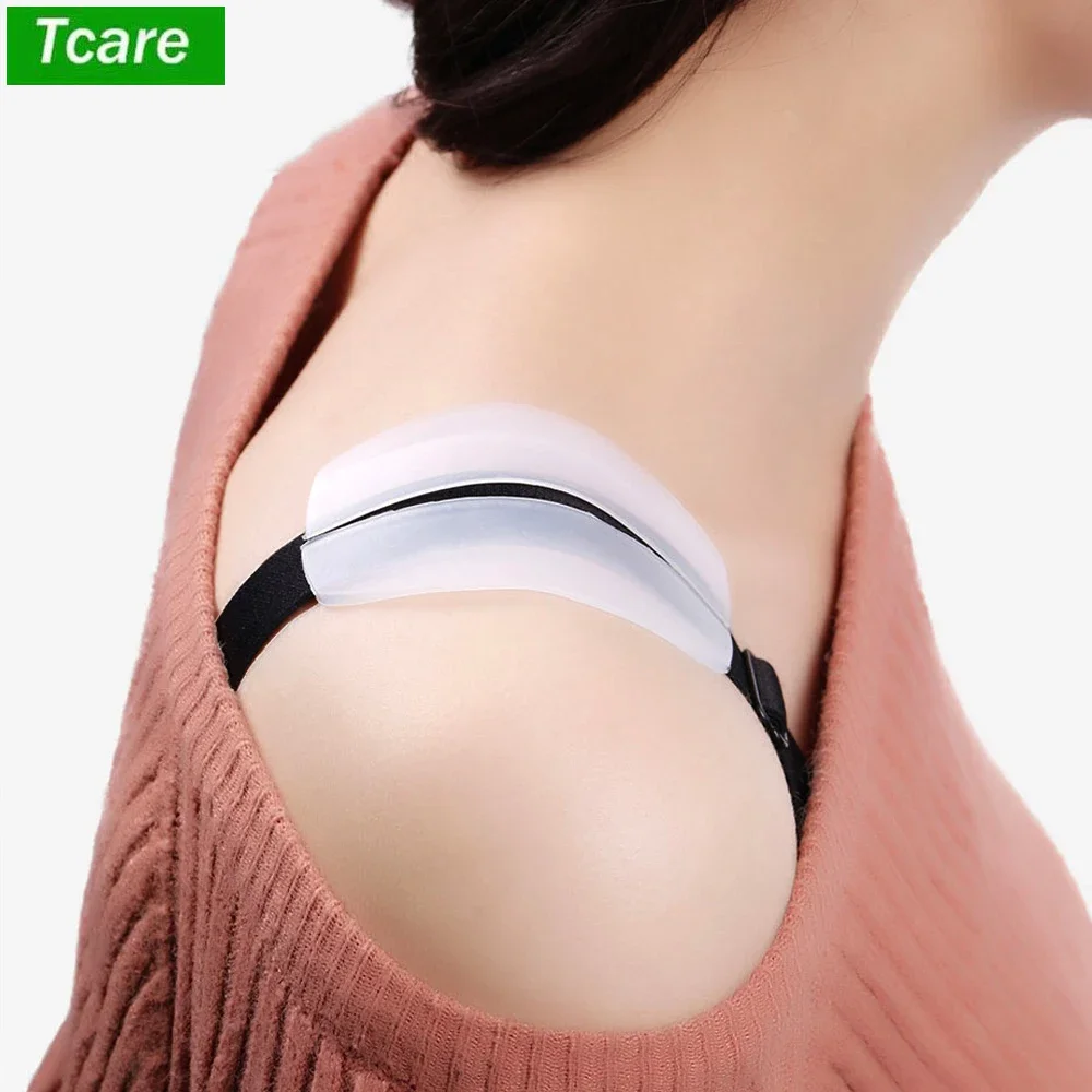 

Tcare Health Care Women's Silicone Bra Strap Cushions Holder Non-slip Strap No Longer Pull and Tug on Your Falling Bra Straps