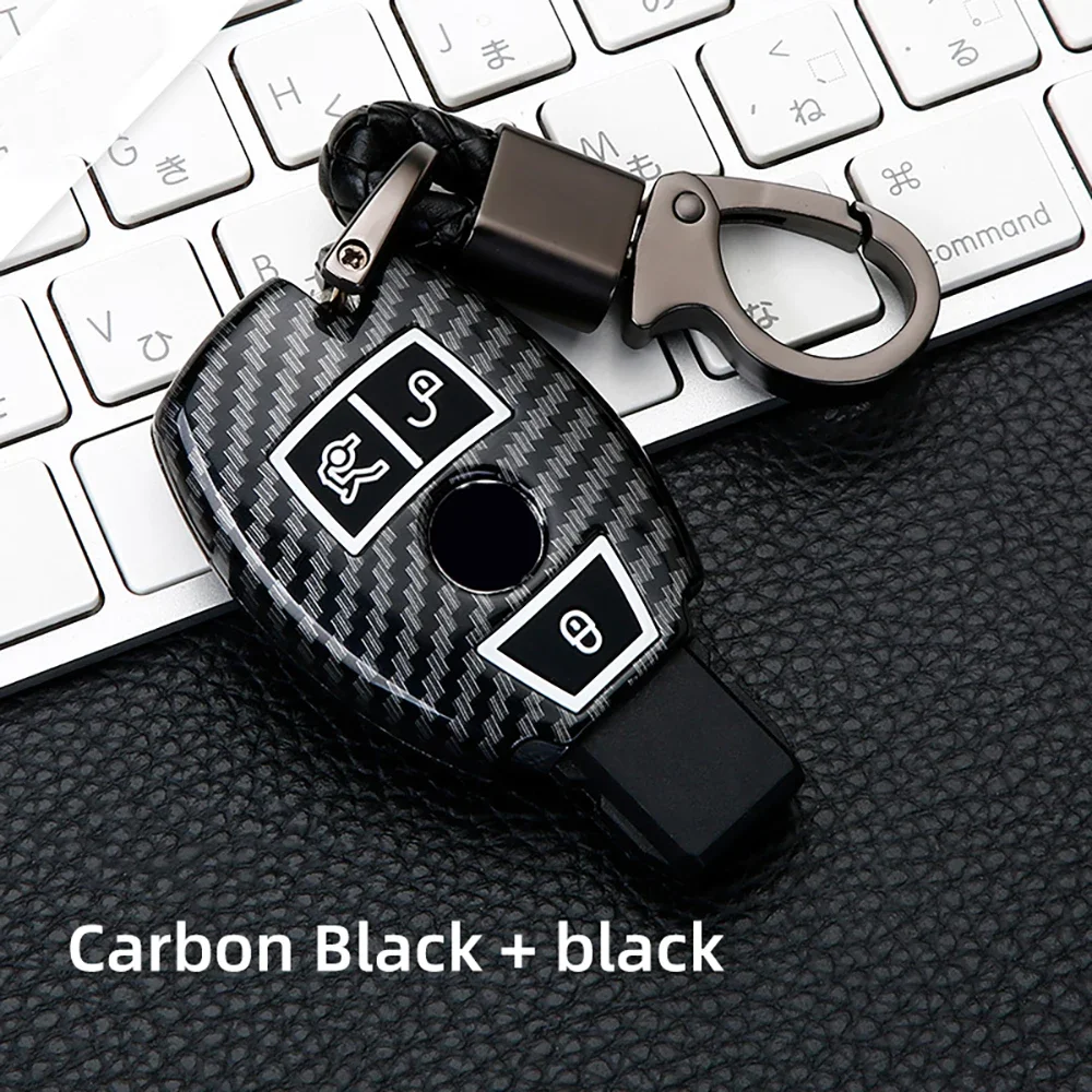 

Car Key Case Cover Key Bag For Mercedes Benz A B C S Class AMG GLA CLA GLC W176 W221 W204 W205 Accessories Holder Shell Keychain