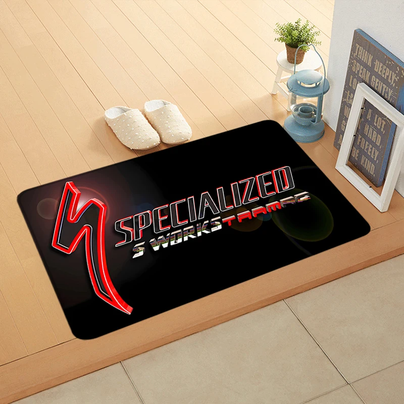 Interior Floor Mat Doormat Specialized Non-slip Foot Rug for Entryway Kitchen Living Room Bicycle Bedside Carpet Mats Home Decor