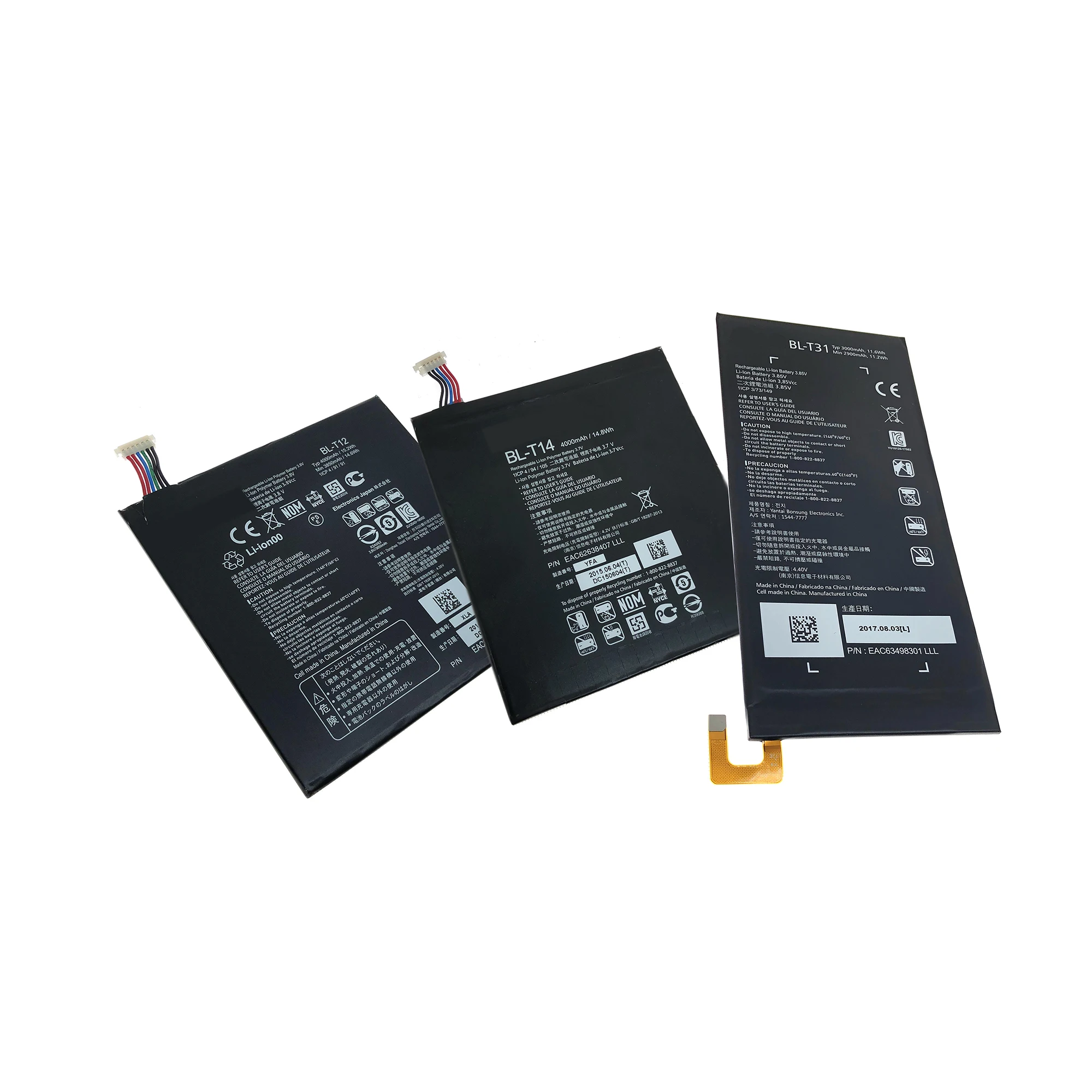 BL-T31 BL-T12 BL-T14 Battery For LG Gpad 7.0 V400 V410 GPAD G PAD F V480 V495 V496 V490 F2 8.0 LK460 Sprint  Li-ion Replacement