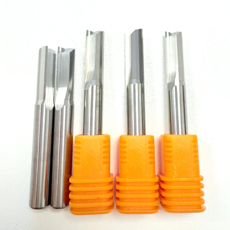 

10 шт./лот для дерева 2A 3,175/4/6 мм две канавки-гравировальные фрезы с ЧПУ, прямые фрезы, твердосплавные концевые фрезы, режущие фрезерные инструменты