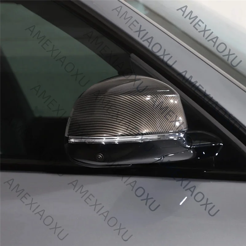 

For BMW X5 F15 G05 2014-2022 Rearview Mirror Cap Cover Exterior Side Rearview Mirror Cap Trim Accessories - Carbon Fiber