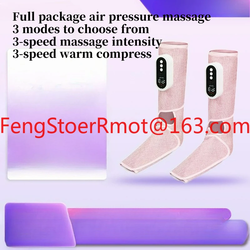 360° Full Wrap Rechargeable Hot Compress Leg Massager with Air Pressure Kneading Foot Massage Machine Leg Beauty Instrument