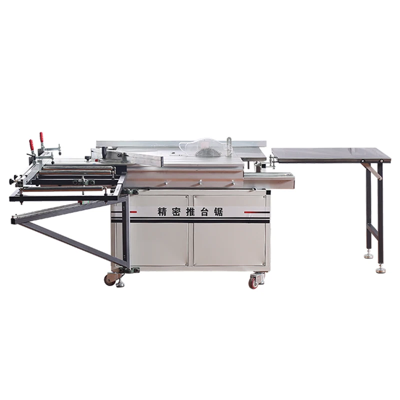 Small Swing Arm Dust-free Folding Precision Sliding Table Saw for Wood Panel Cutting Woodworking Machine