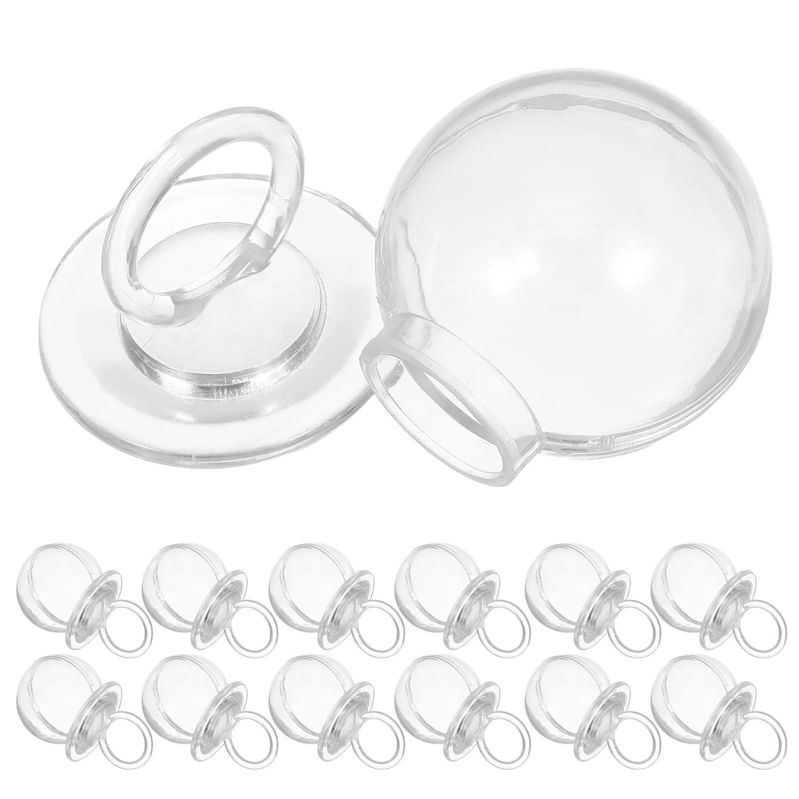 

24 Pcs Pacifier Candy Box Party Favor Shower Holder Clear Boxes for Favors Gift