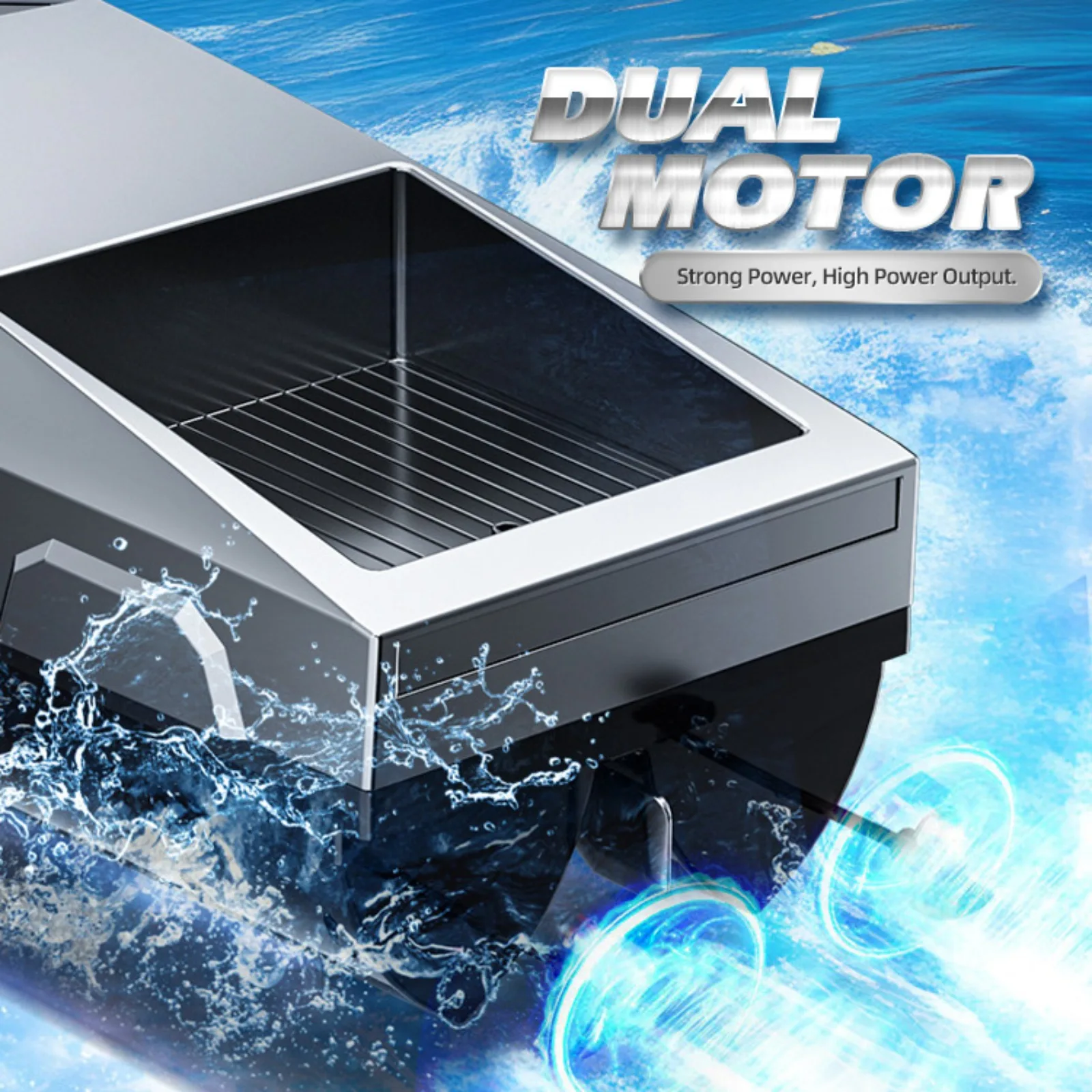 サイバーパンク高速 RC ボート 2.4GHz 防水デュアルモーター充電式バッテリー プール 湖 男の子 子供 大人 誕生日ギフト用